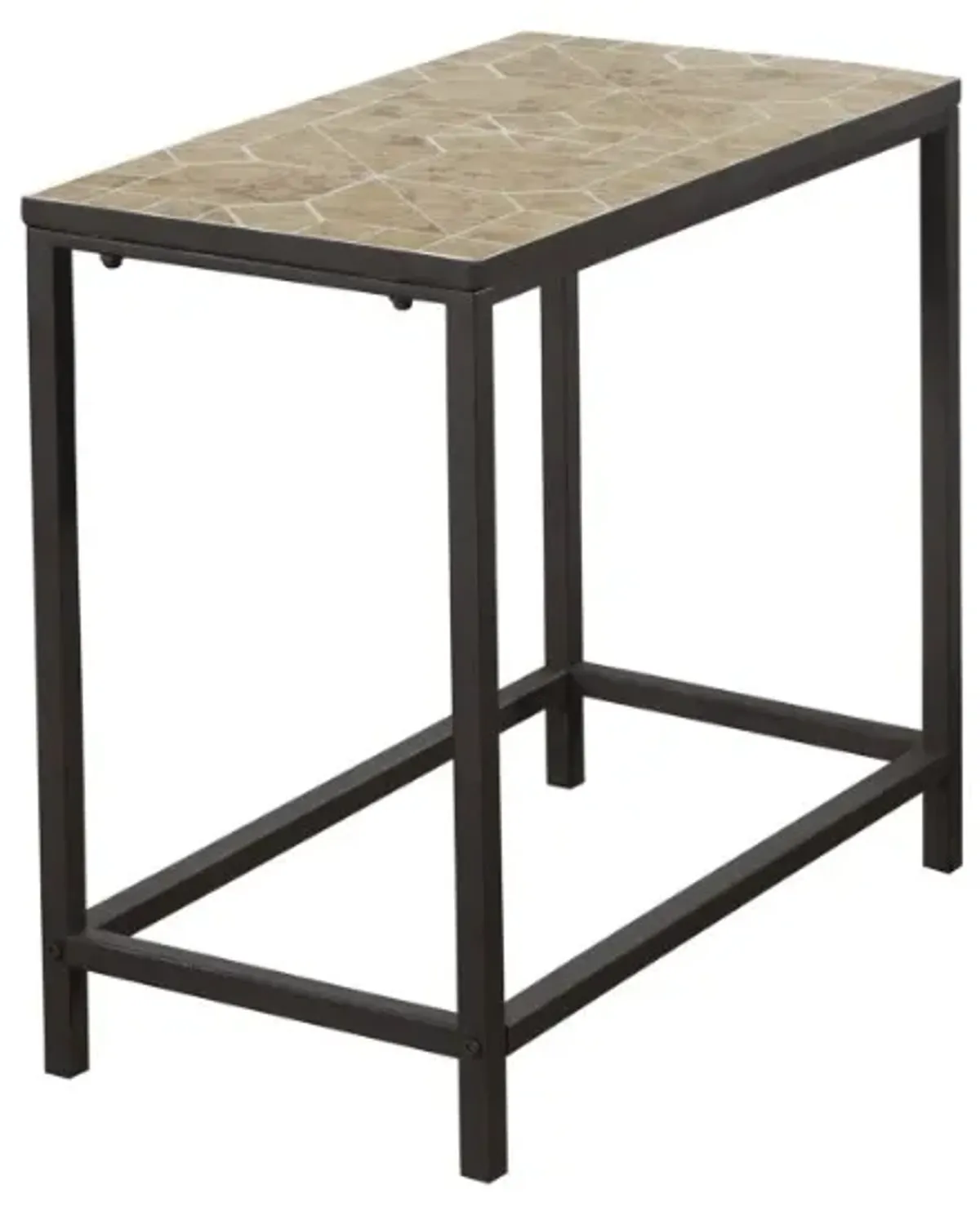 Monarch Specialties Inc. Hammered Brown Accent Table