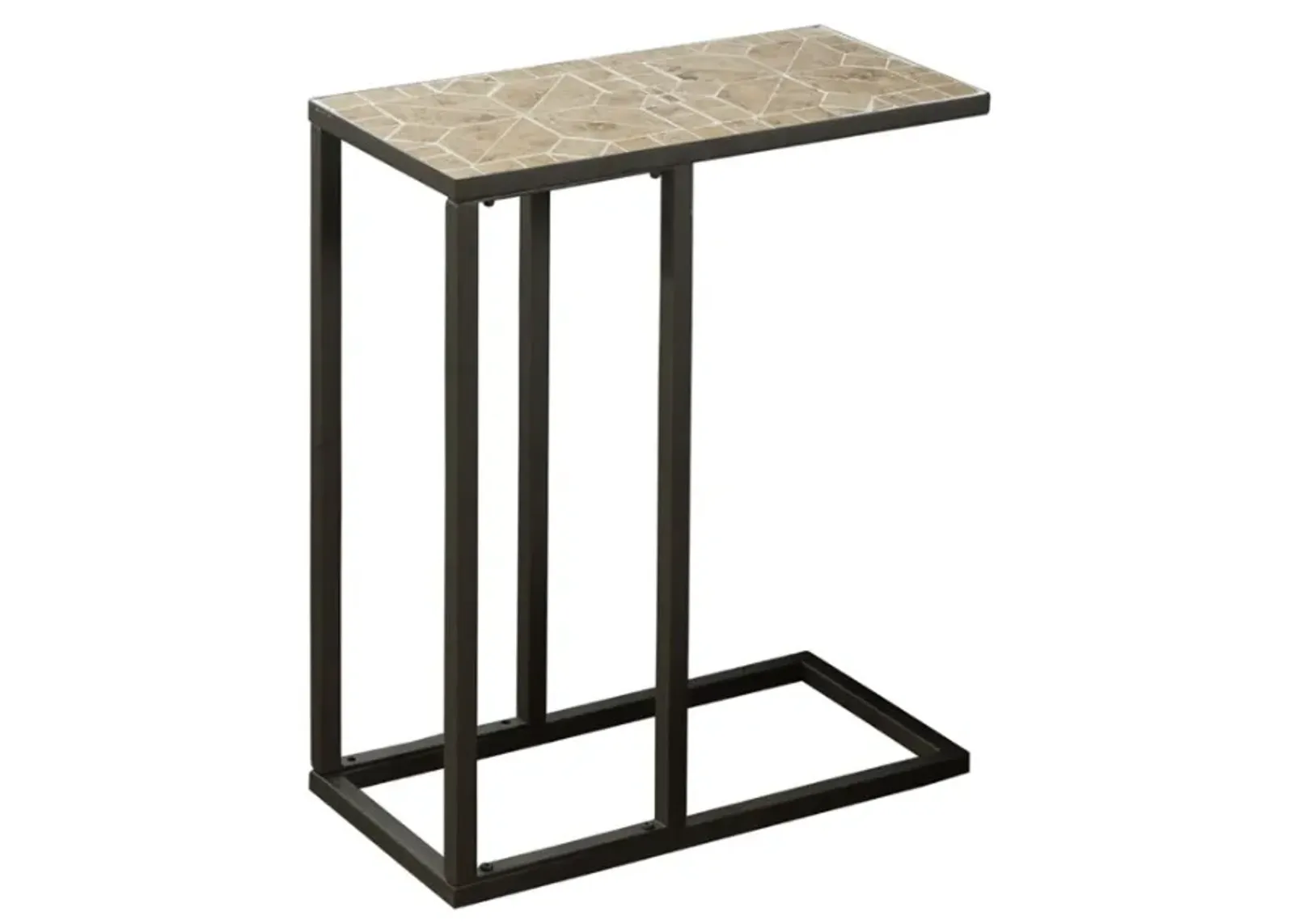 Monarch Specialties Inc. Hammered Brown Accent Table