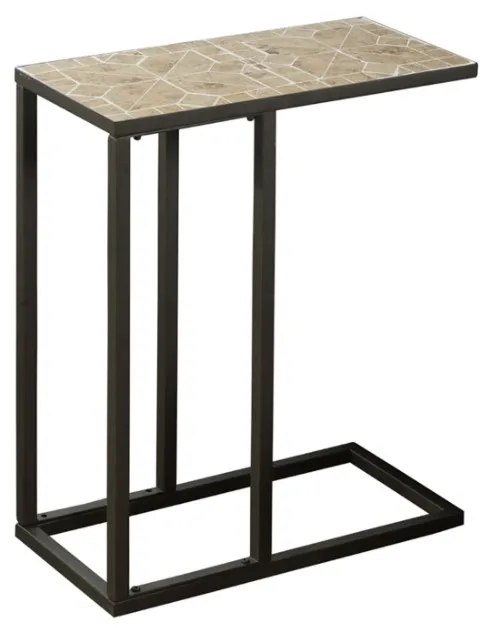 Monarch Specialties Inc. Hammered Brown Accent Table