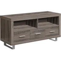 Tv Stand, 48 Inch, Console, Media Entertainment Center, Storage Cabinet, Living Room, Bedroom, Laminate, Brown, Contemporary, Modern