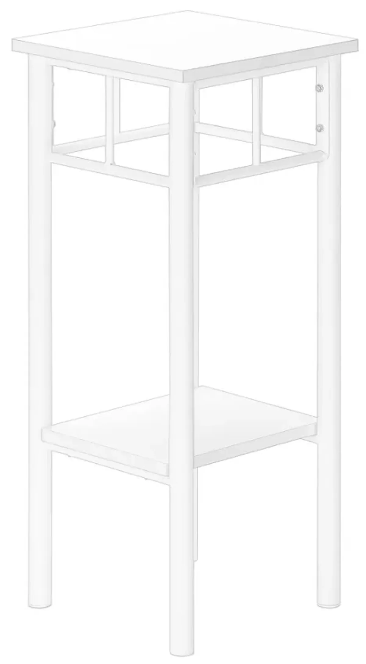 Monarch Specialties Inc. White Accent Table