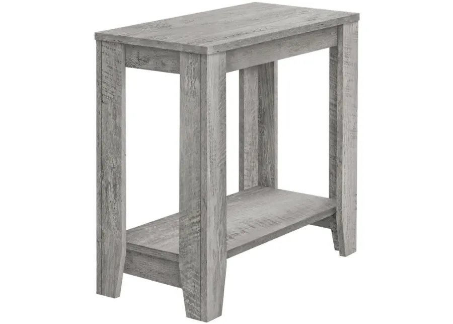 Monarch Specialties Inc. Industrial Gray Accent Table