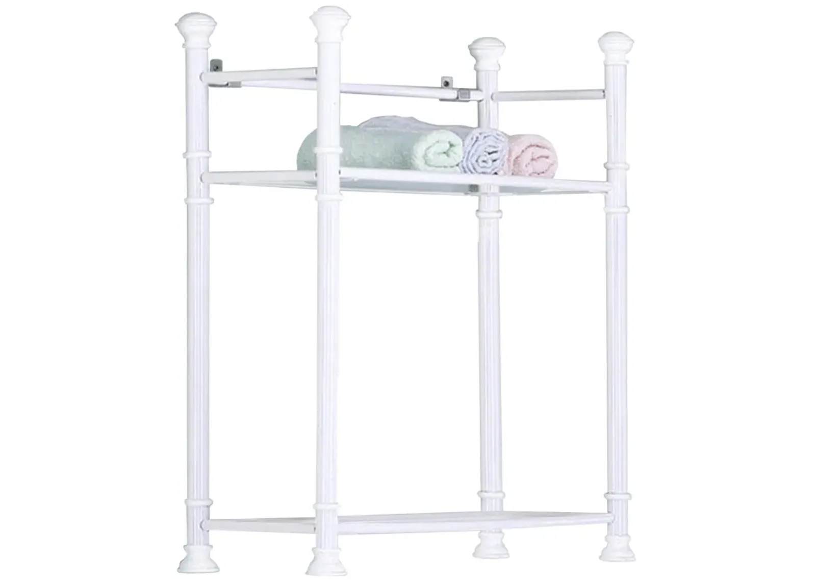 Monarch Specialties Inc. White Bathroom Shelf