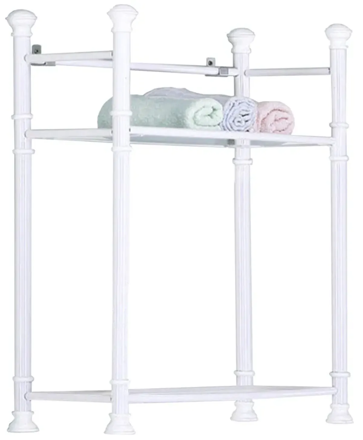 Monarch Specialties Inc. White Bathroom Shelf