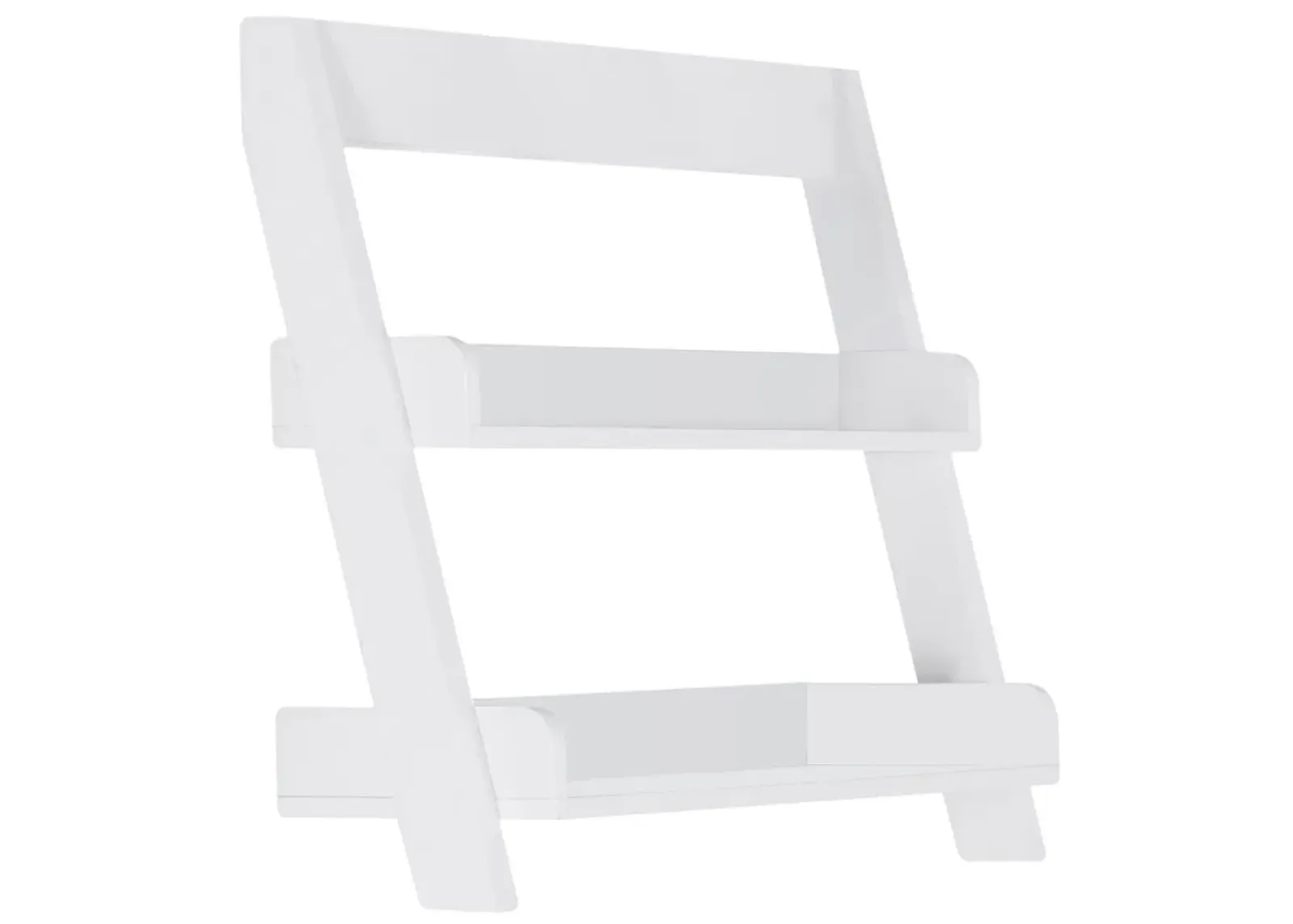 Monarch Specialties Inc. White Wall Mount Shelf