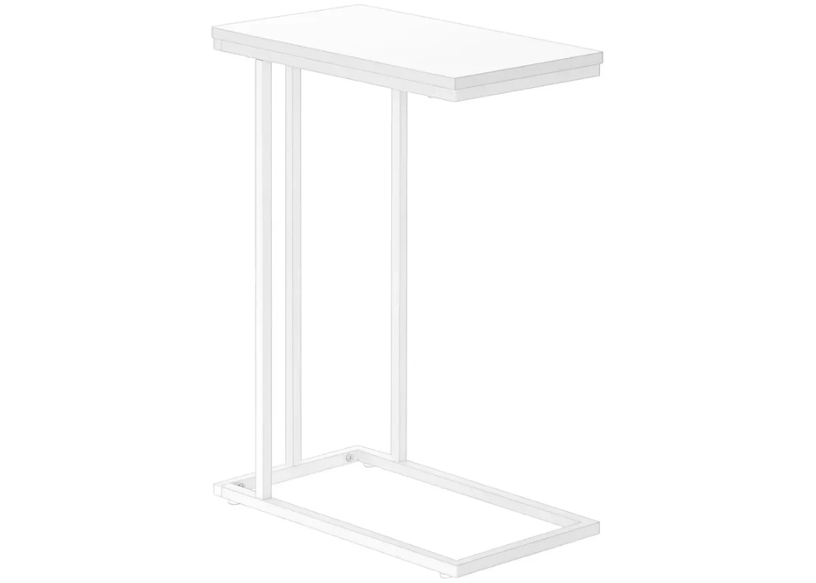 Monarch Specialties Inc. White Accent Table