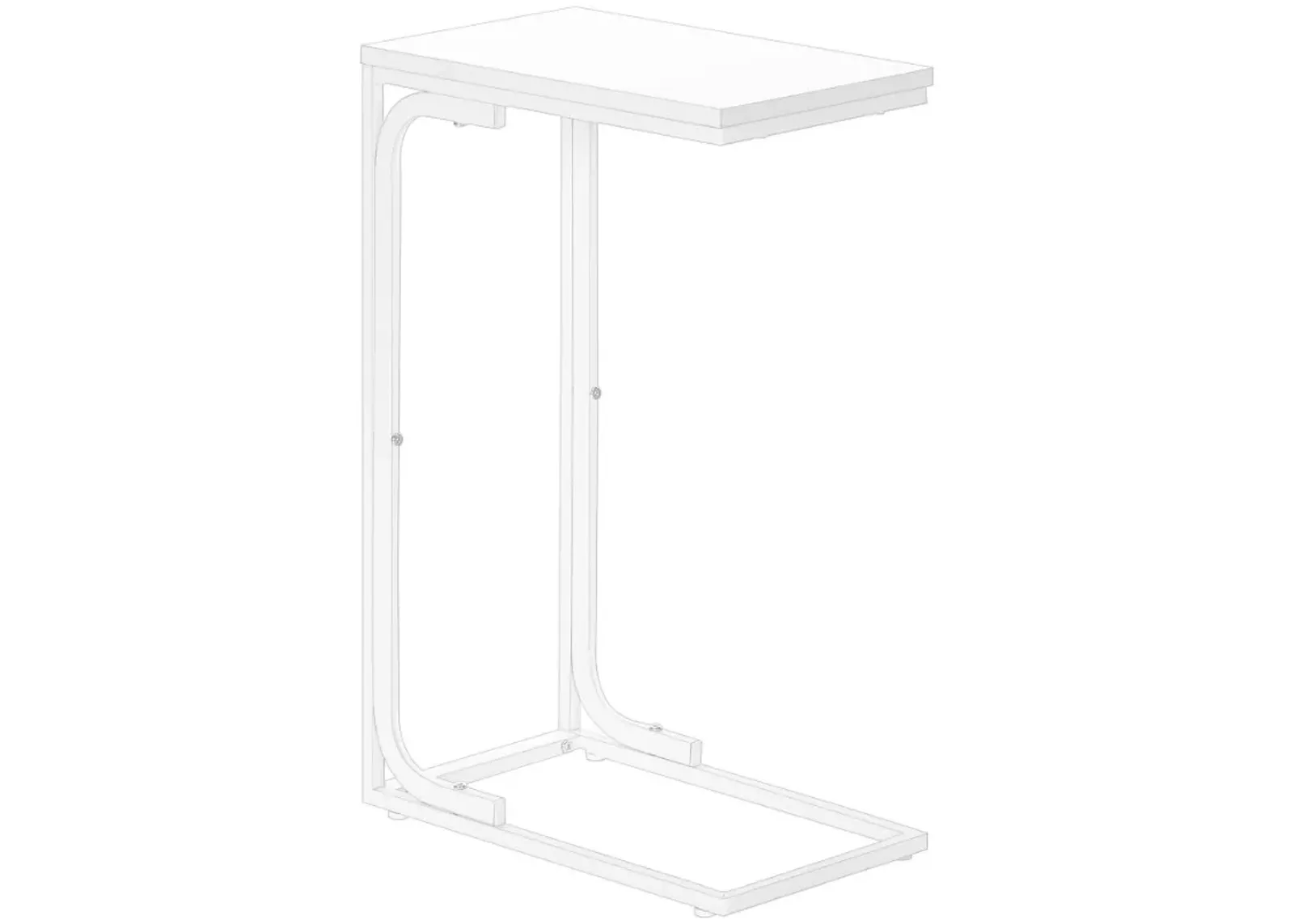 Monarch Specialties Inc. White Accent Table