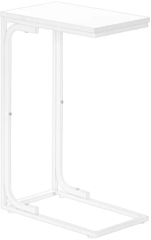 MMonarch Specialties Inc. White 25"H Accent Table 
