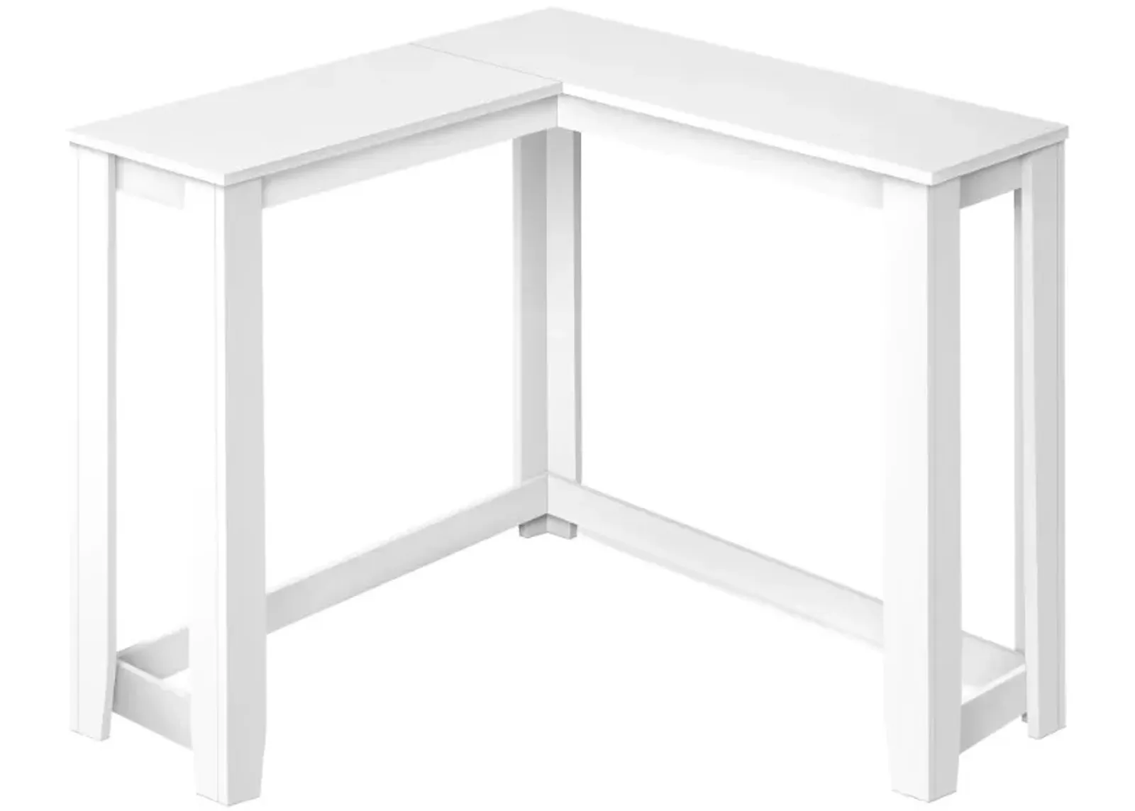 Monarch Specialties Inc. White Corner Console