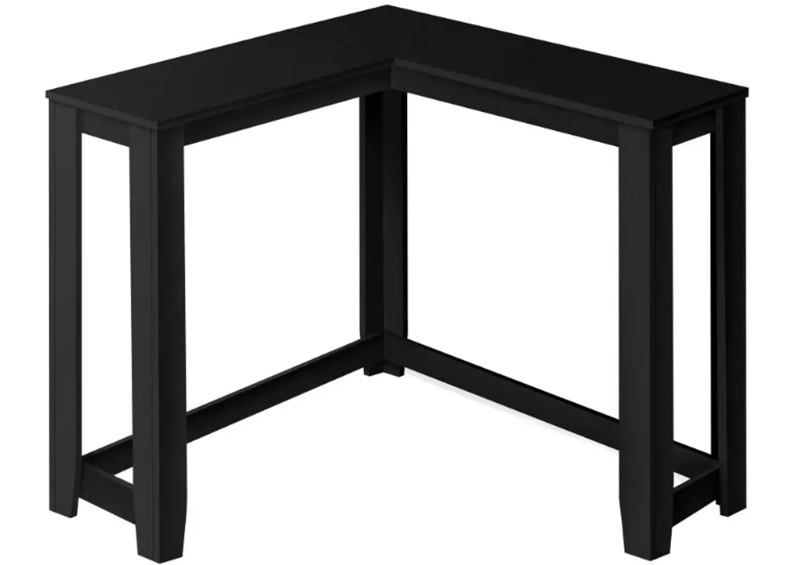 Monarch Specialties Inc. Black Corner Console