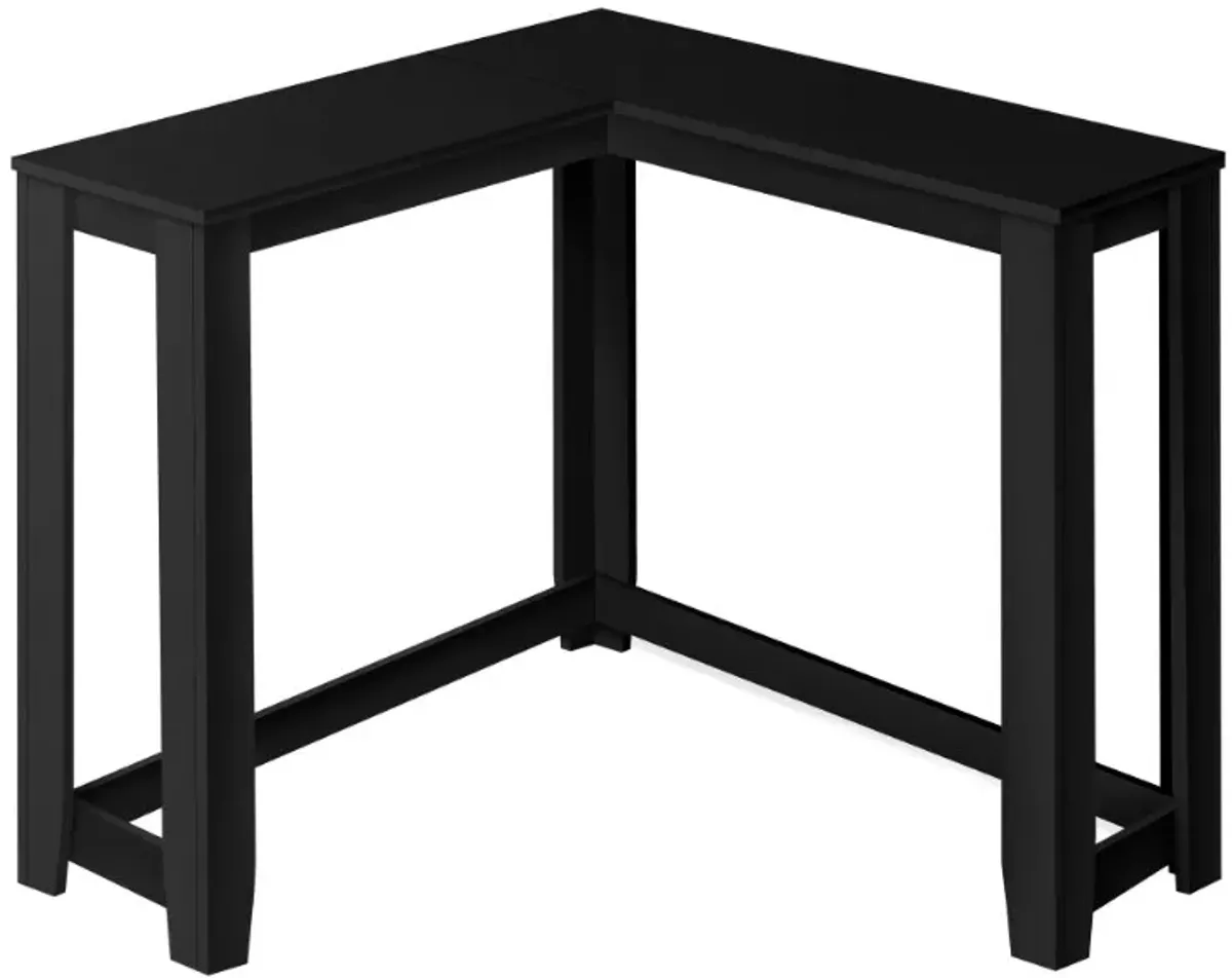 Monarch Specialties Inc. Black Corner Console