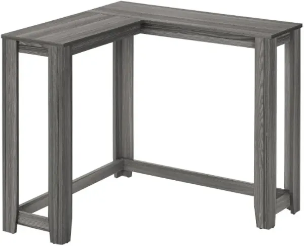 Monarch Specialties Inc. Grey 36" Corner Console Table