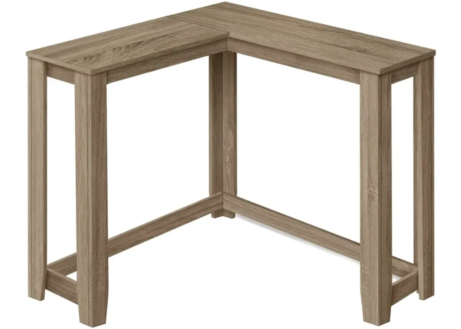 Monarch Specialties Inc. Dark Taupe Corner Console