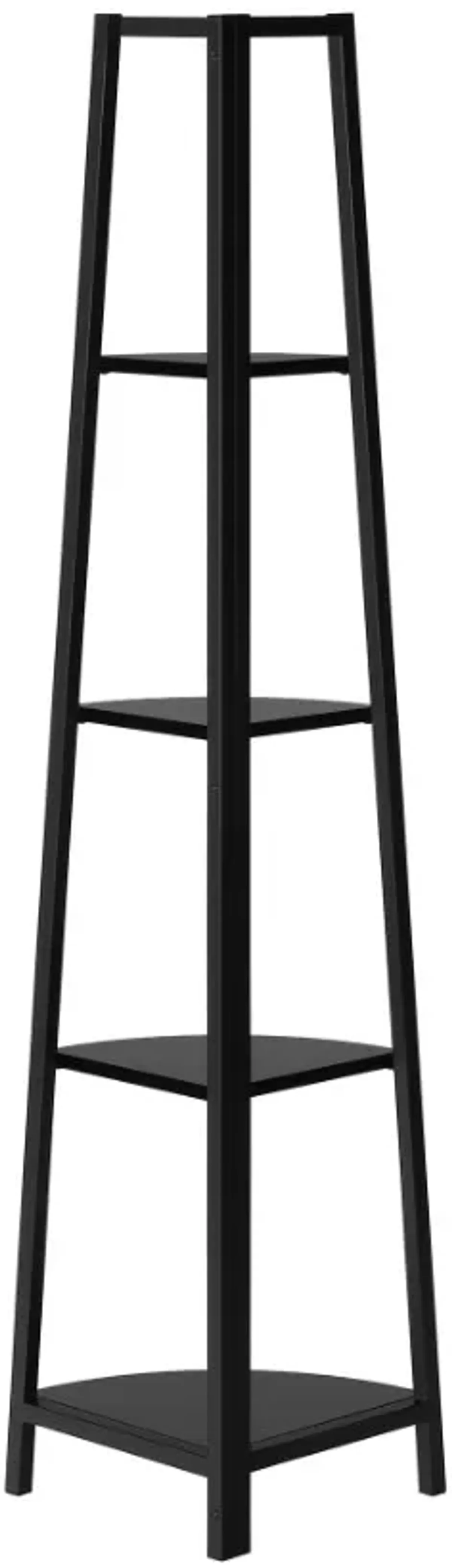 Monarch Specialties Inc. Black Corner Etagere