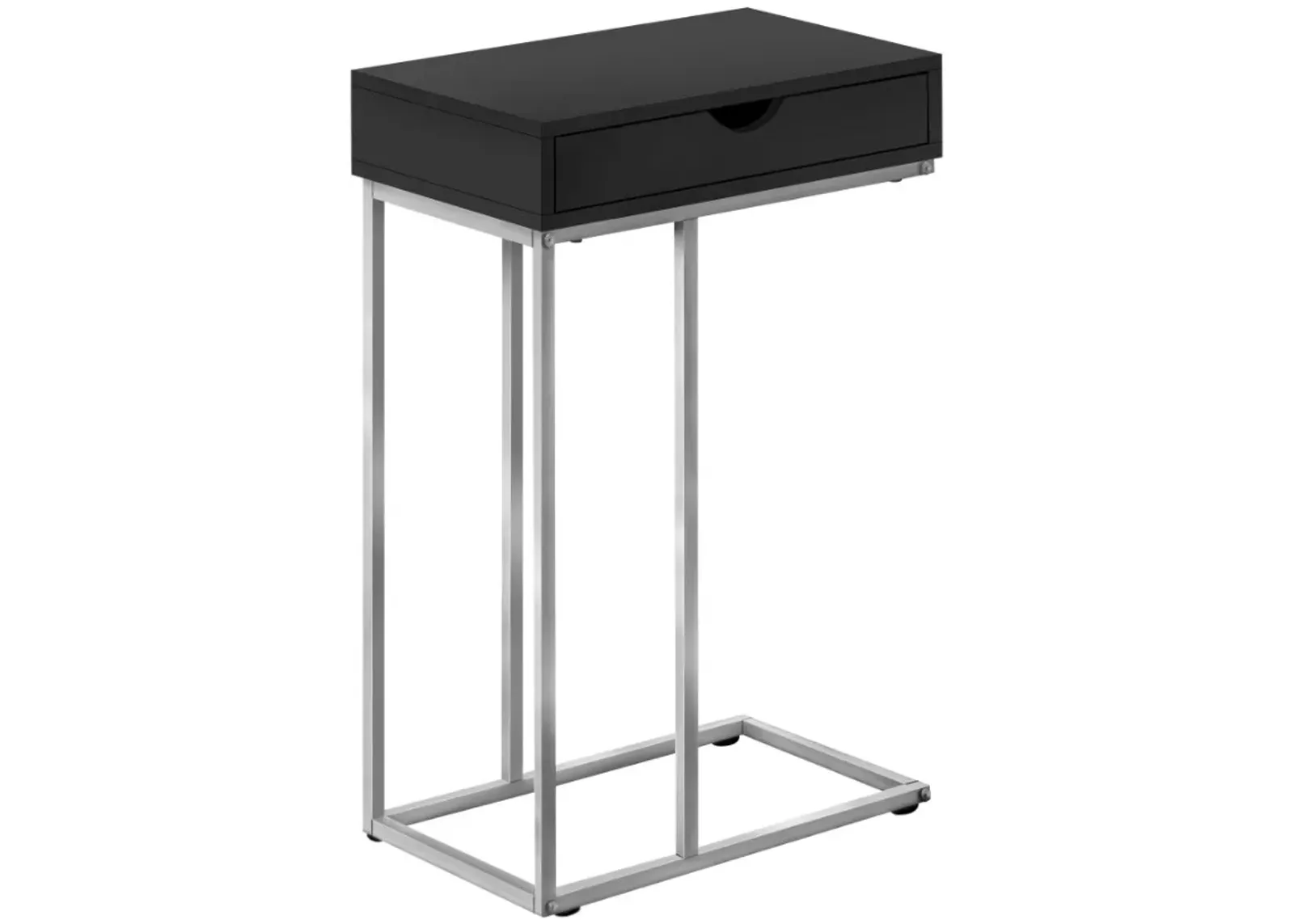 Monarch Specialties Inc. Black/Silver Accent Table