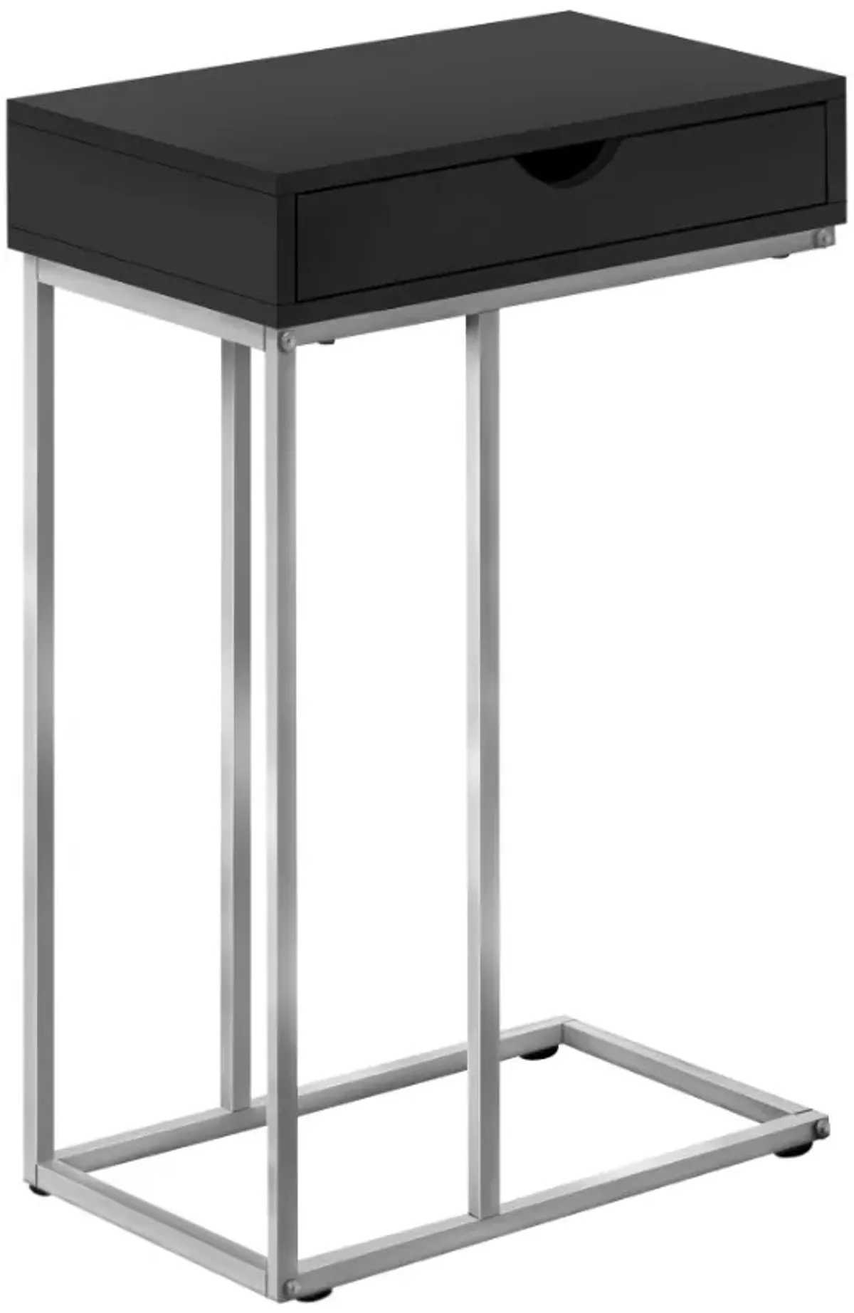 Monarch Specialties Inc. Black/Silver Accent Table