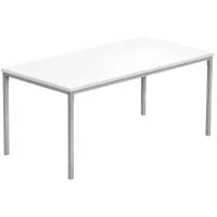 Monarch Specialties Inc. Silver/White Coffee Table