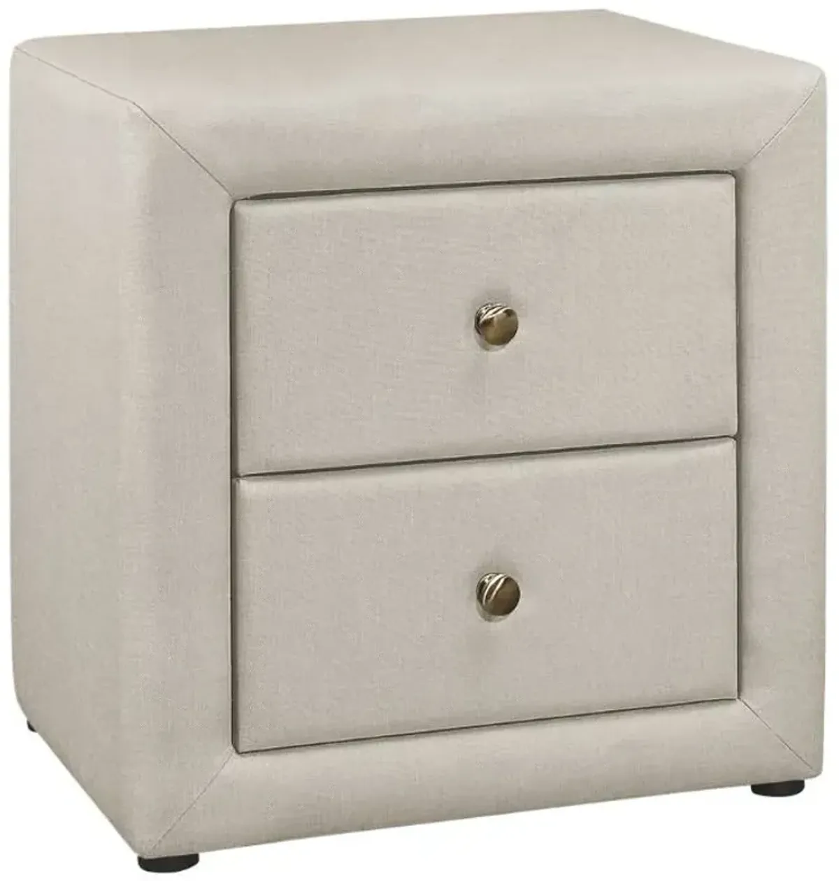 Monarch Specialties Inc. Beige Nightstand