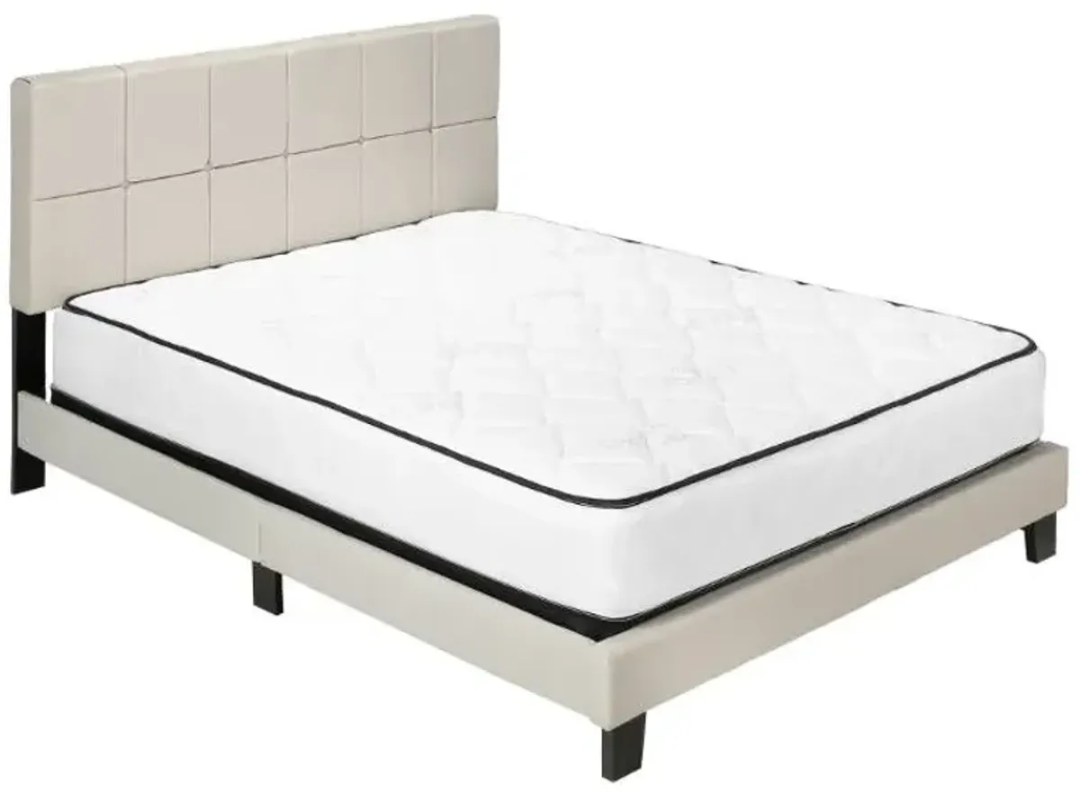 Monarch Specialties Inc. Beige Queen Bed