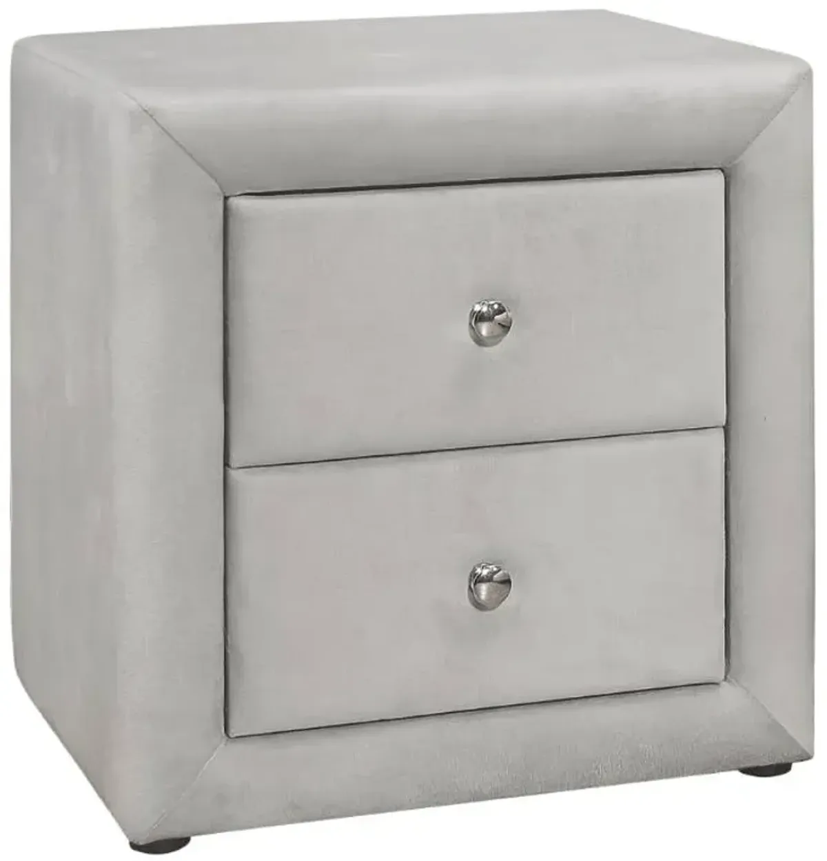 Monarch Specialties Inc. Light Grey Nightstand