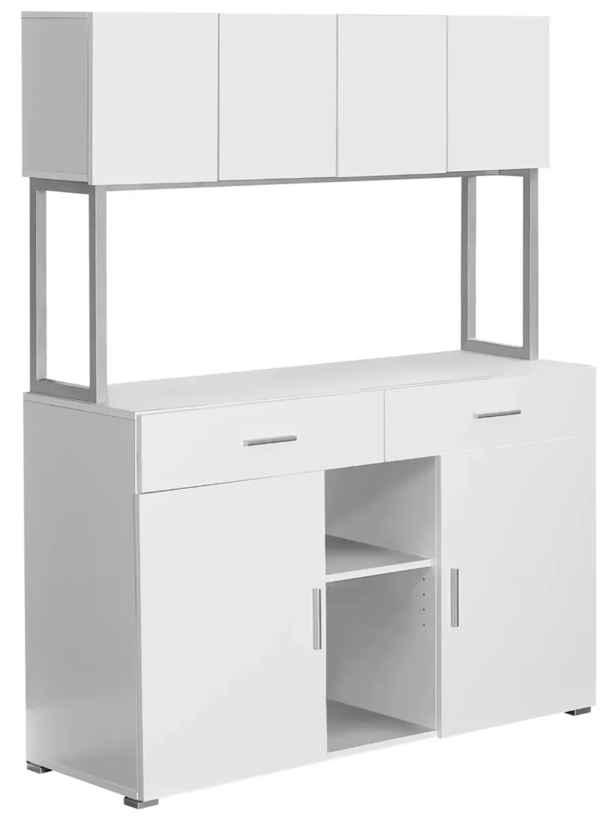 Storage, Drawers, File, Office, Work, Laminate, Metal, White, Grey, Contemporary, Modern