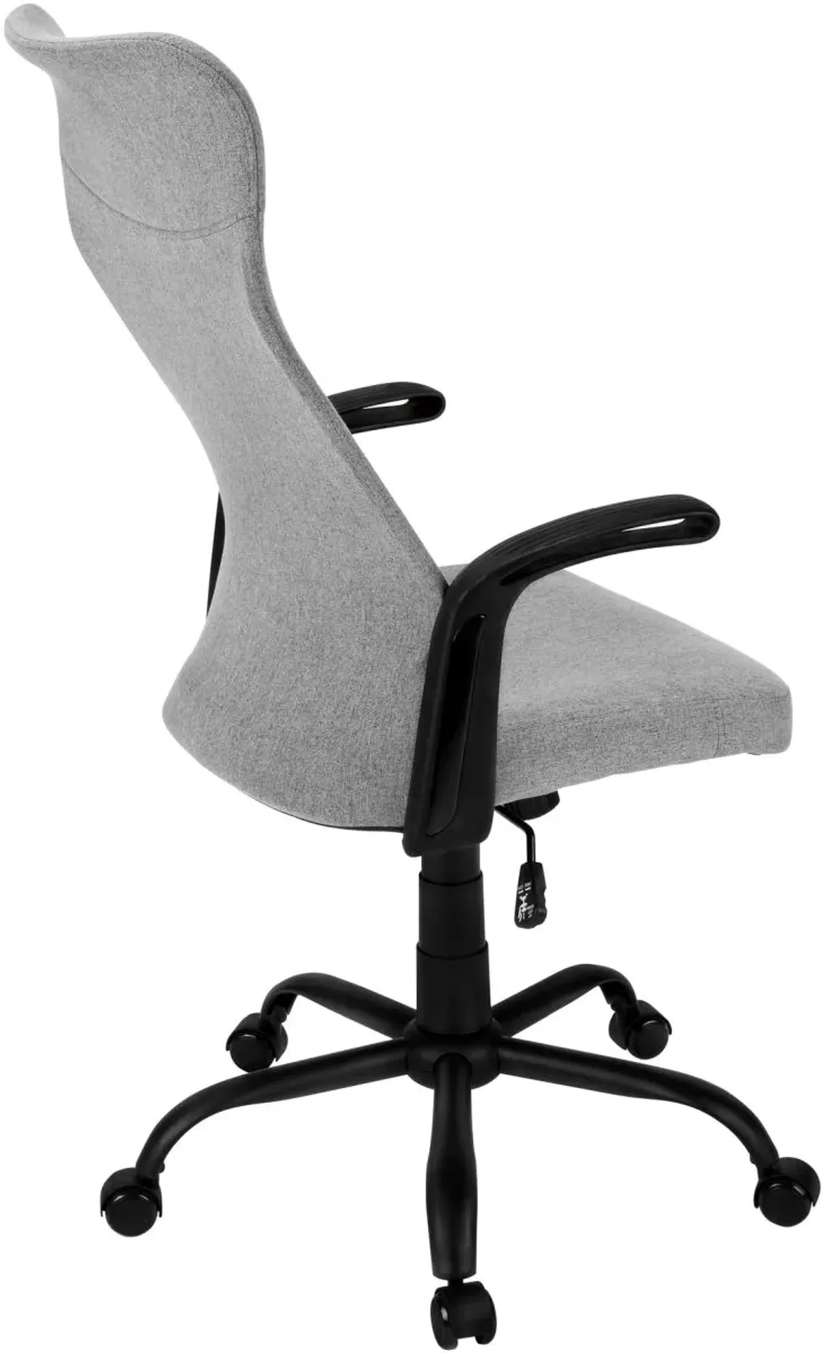 Office Chair, Adjustable Height, Swivel, Ergonomic, Armrests, Computer Desk, Work, Metal, Mesh, Grey, Black, Contemporary, Modern