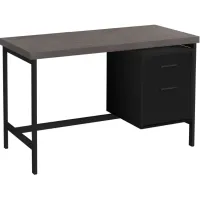 Monarch Specialties Inc. Black/Grey Computer Desk