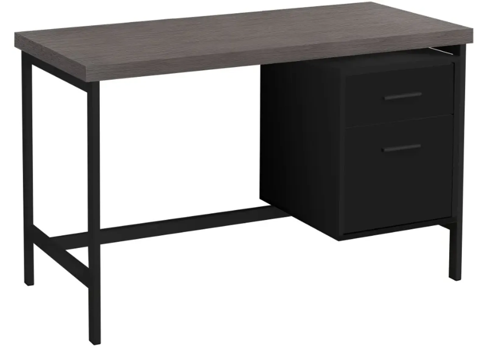 Monarch Specialties Inc. Black/Grey Computer Desk