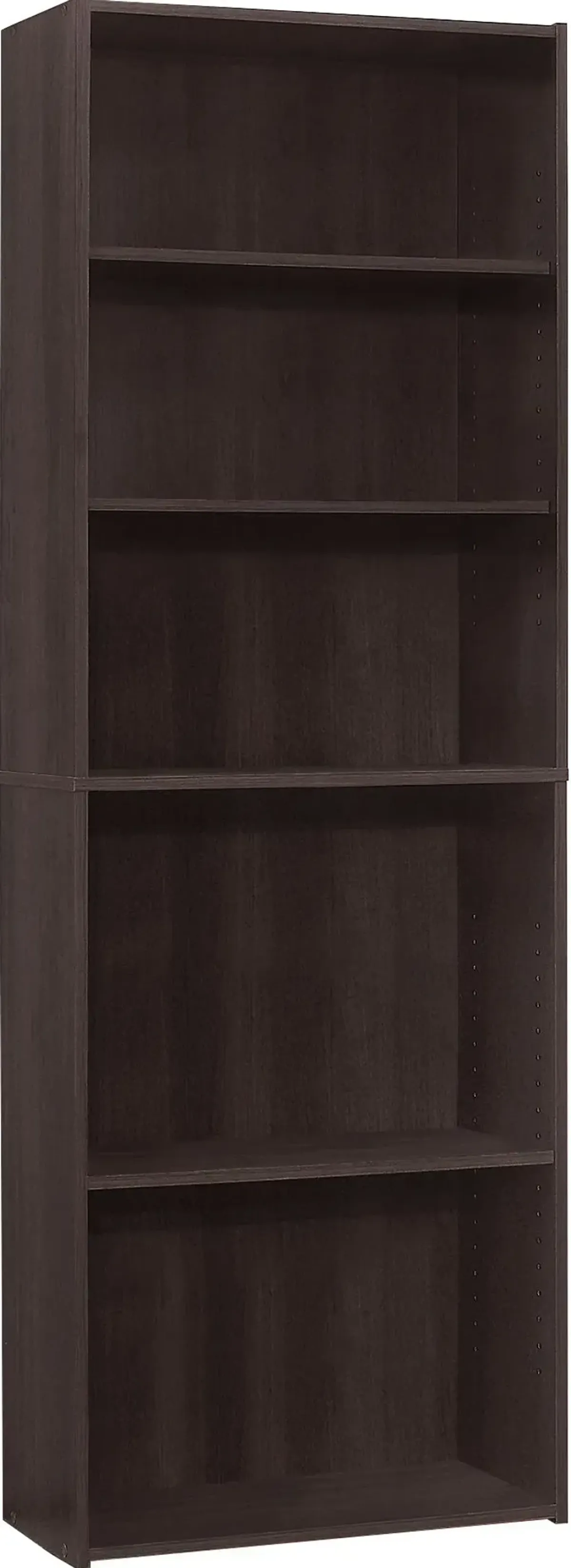 Bookshelf, Bookcase, 6 Tier, 72"H, Office, Bedroom, Laminate, Brown, Transitional