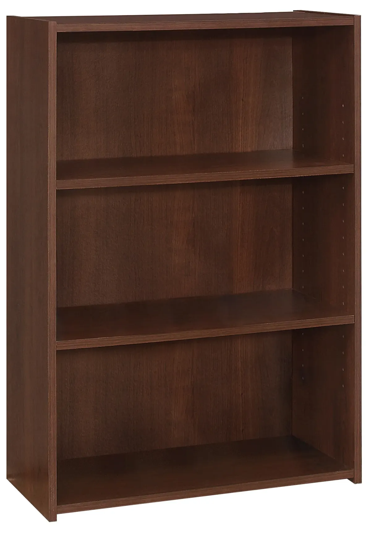 Bookshelf, Bookcase, 4 Tier, 36"H, Office, Bedroom, Laminate, Brown, Transitional