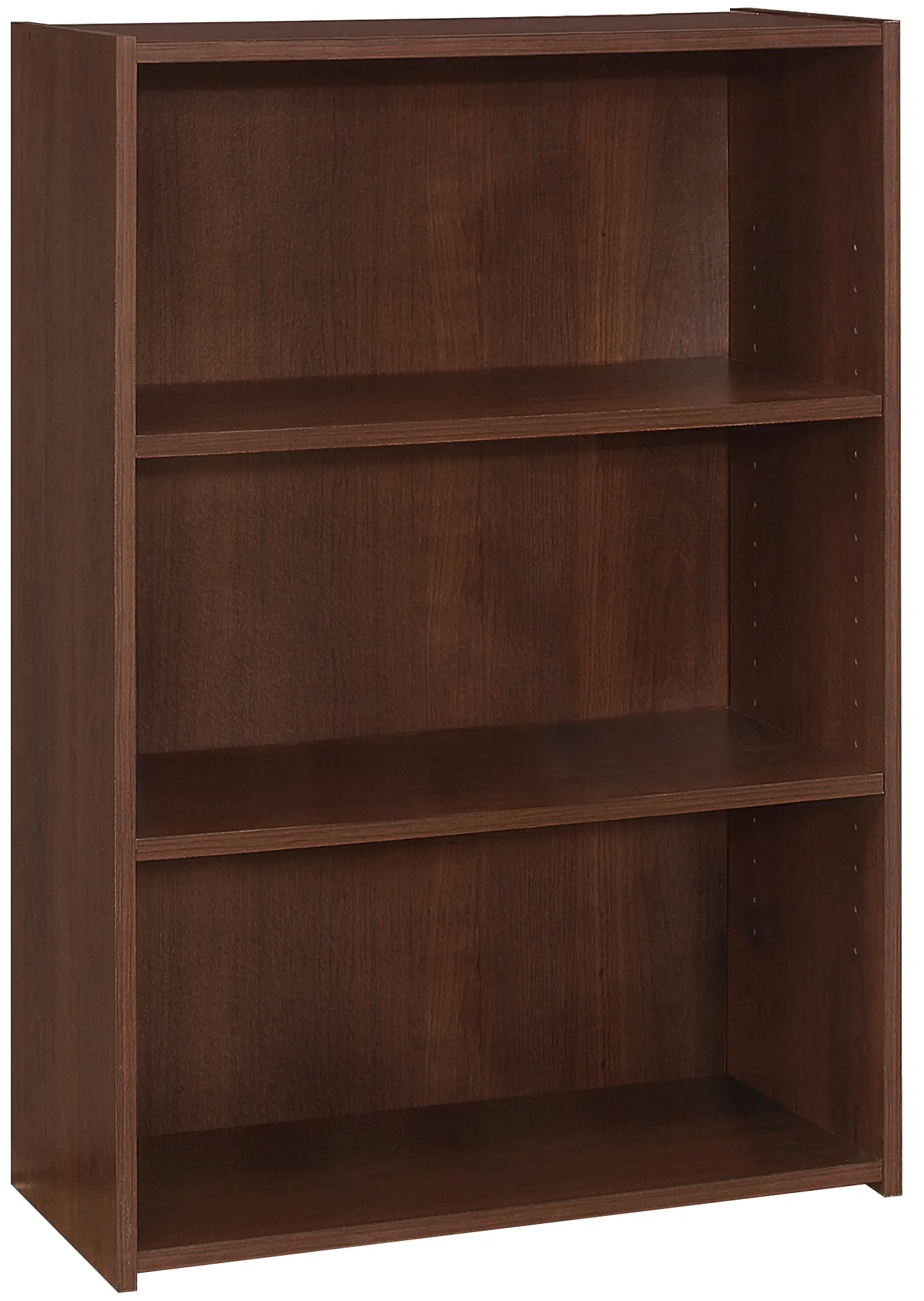 Bookshelf, Bookcase, 4 Tier, 36"H, Office, Bedroom, Laminate, Brown, Transitional