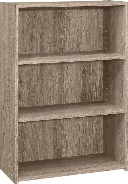 Bookshelf, Bookcase, 4 Tier, 36"H, Office, Bedroom, Laminate, Brown, Transitional