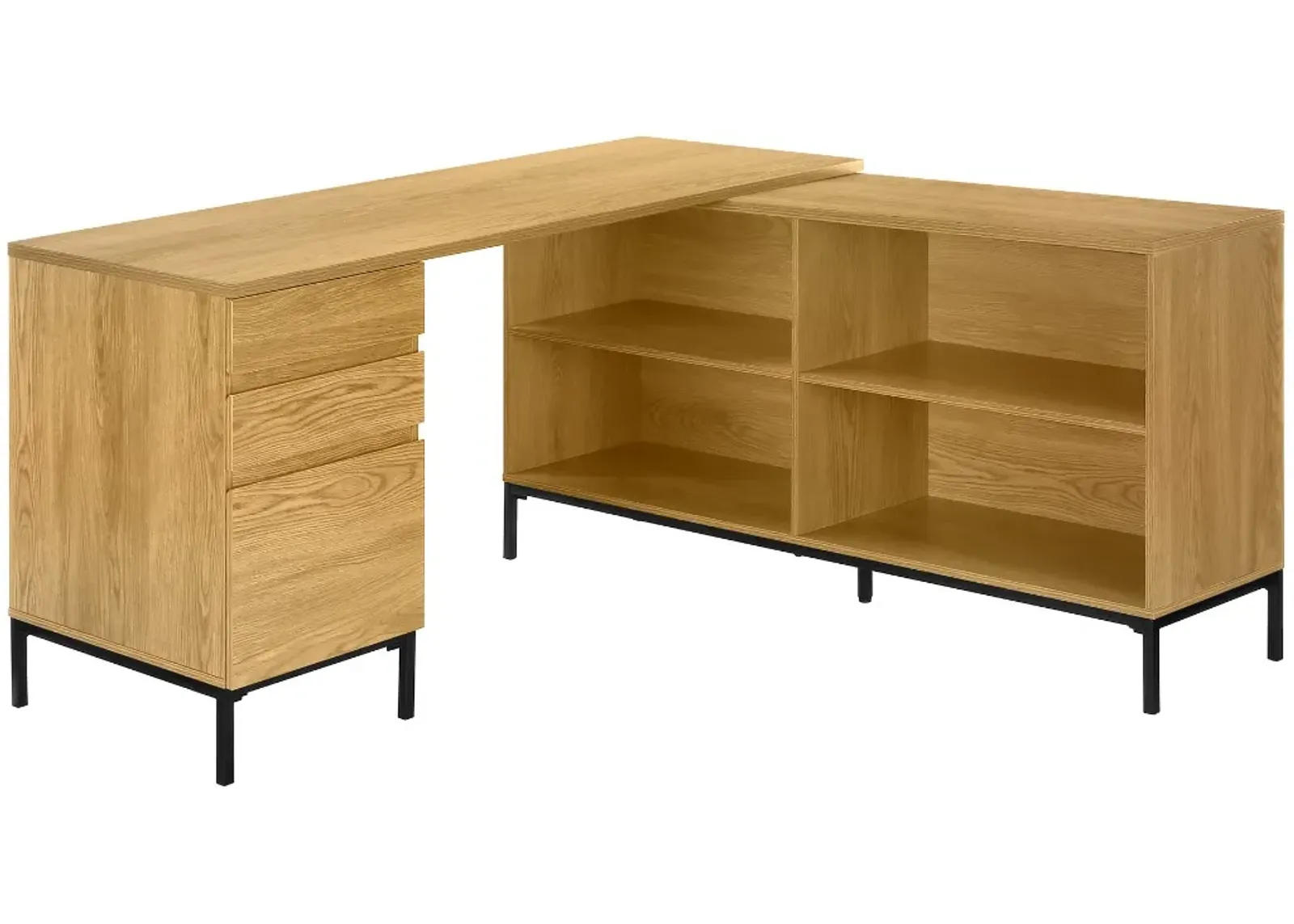 Monarch Specialties Inc. Light Oak Computer Desk