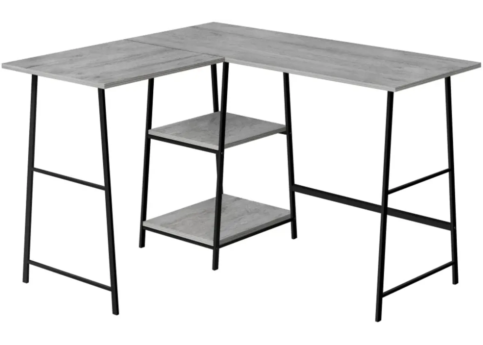 Monarch Specialties Inc. Black/Grey Computer Desk