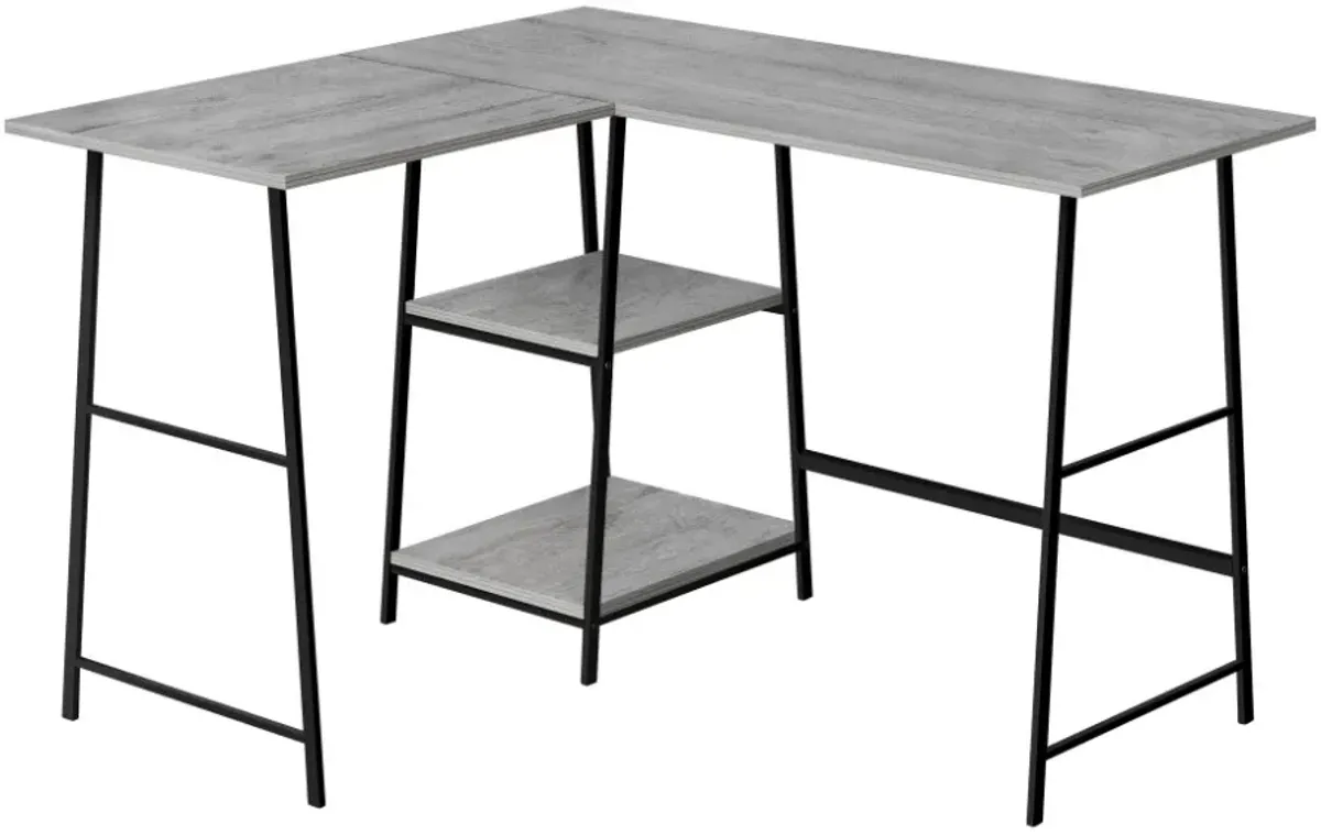 Monarch Specialties Inc. Black/Grey Computer Desk