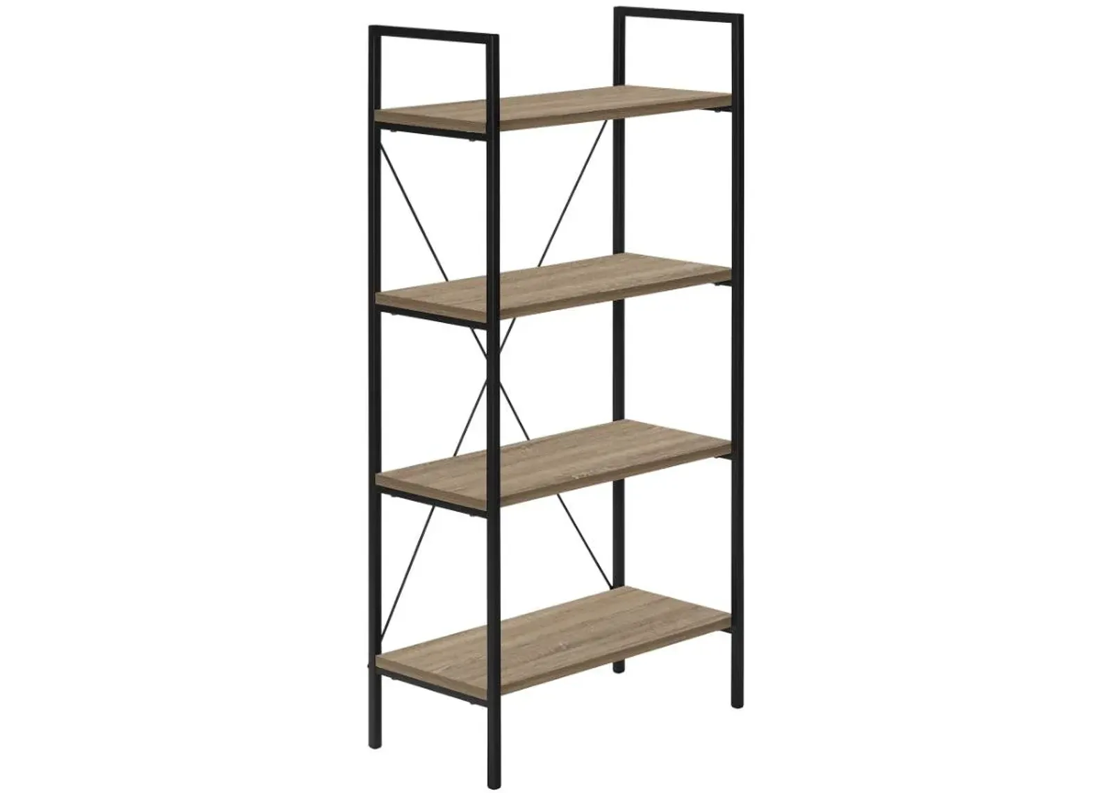 Monarch Specialties Inc. Dark Taupe Bookcase