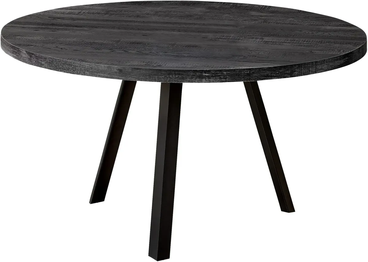 Coffee Table, Accent, Cocktail, Round, Living Room, 36"Dia, Metal, Laminate, Black, Contemporary, Modern