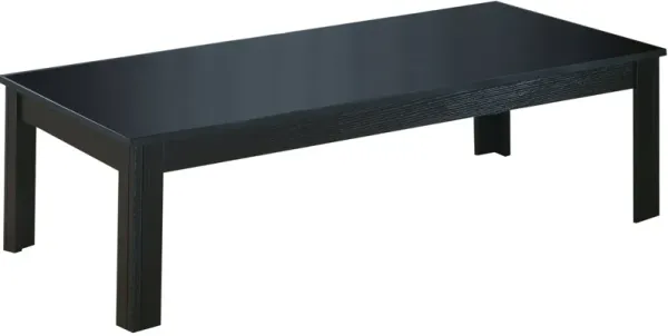 Table Set, 3Pcs Set, Coffee, End, Side, Accent, Living Room, Laminate, Black, Transitional