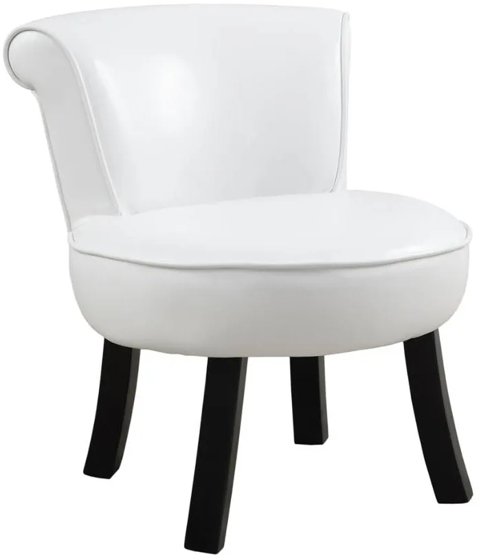 Monarch Specialties Inc. White Accent Chair