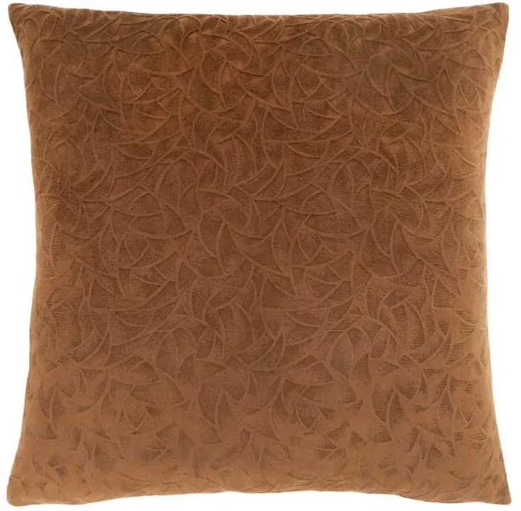 Monarch Specialties Inc. Brown 18"X18" Pillow