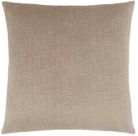 Monarch Specialties Inc. Taupe 18"X18" Pillow