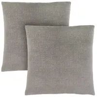 Monarch Specialties Inc. Grey 18"X18" Pillow