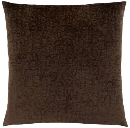Monarch Specialties Inc. Dark Brown 18"X 18" Pillow
