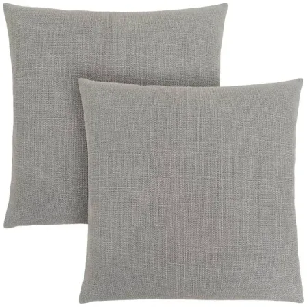 Monarch Specialties Inc. 2-Piece Light Grey 18"x18" Pillow Set
