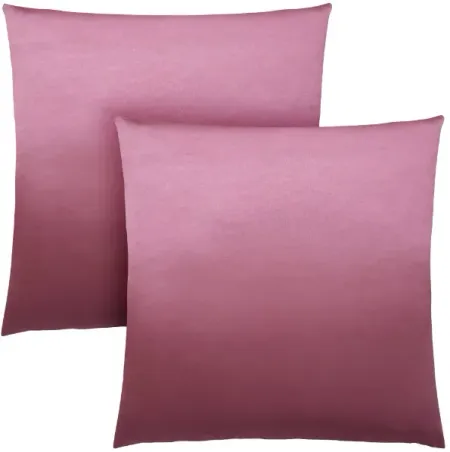 Monarch Specialties Inc. 2-Piece Pink Satin Pillow Set