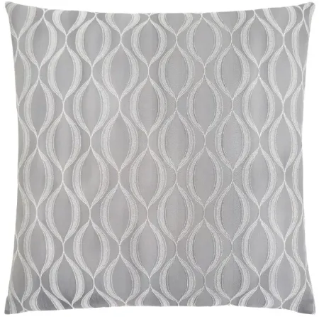 Monarch Specialties Inc. Grey Wave Pattern Pillow