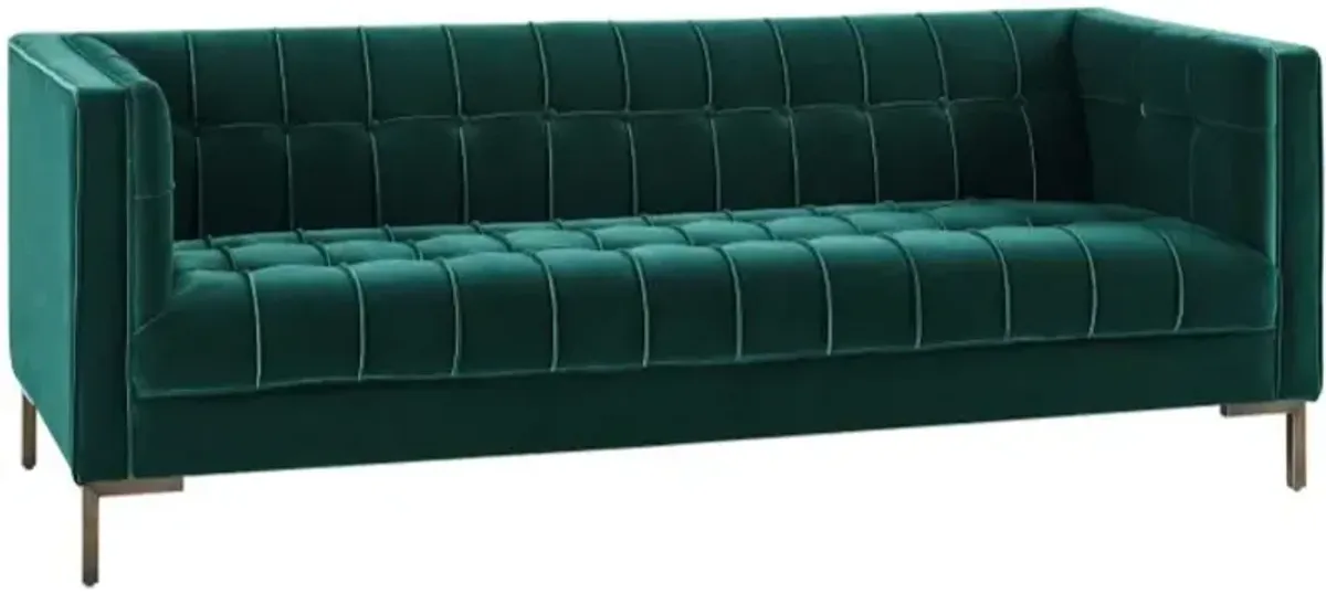 Steve Silver Co. Isaac Green Velvet Sofa