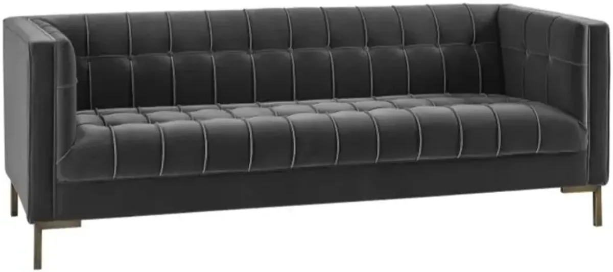 Steve Silver Co. Isaac Gray Velvet Sofa