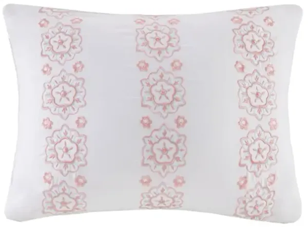 Olliix by Intelligent Design Loretta Coral Twin Comforter and Sheet Set