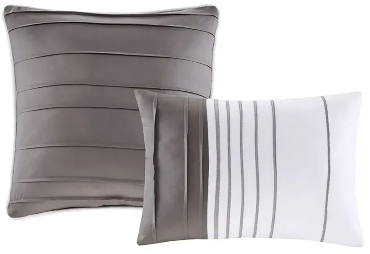 Olliix by Intelligent Design Rudy Black Twin/Twin XL Plaid Comforter Set